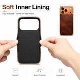 Oil Wax Genuine Cowhide Leather Phone Case | A01