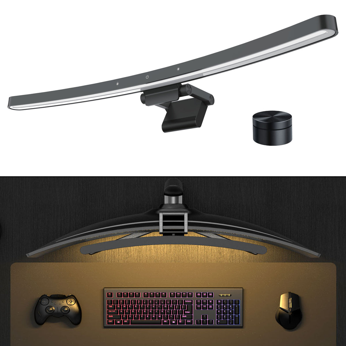 D010-1J Curved Monitor Light Bar