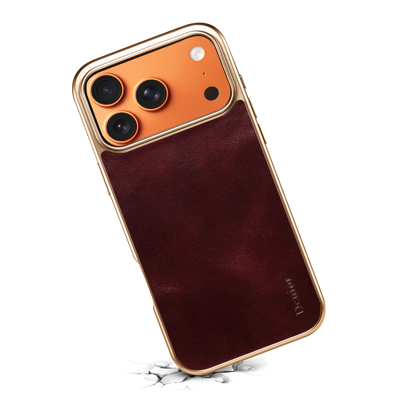 Oil Wax Genuine Cowhide Leather Phone Case | A01