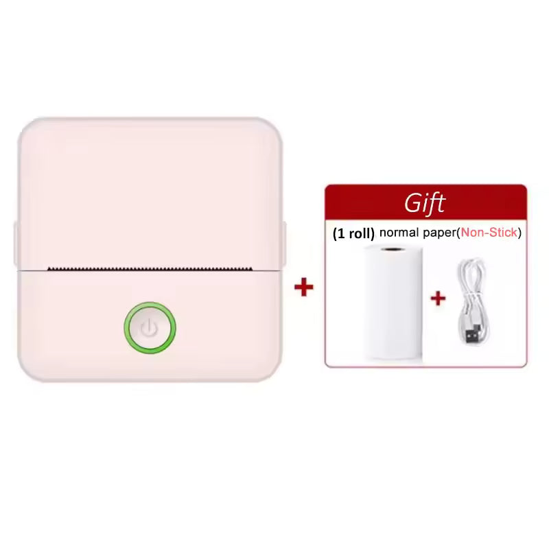 X6 mini HD printer portable sticker label Printer Bluetooth pocket thermal printer with paper for student note inkless printing