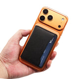 V23 Magnetic Card Holder - Textured PU Leather