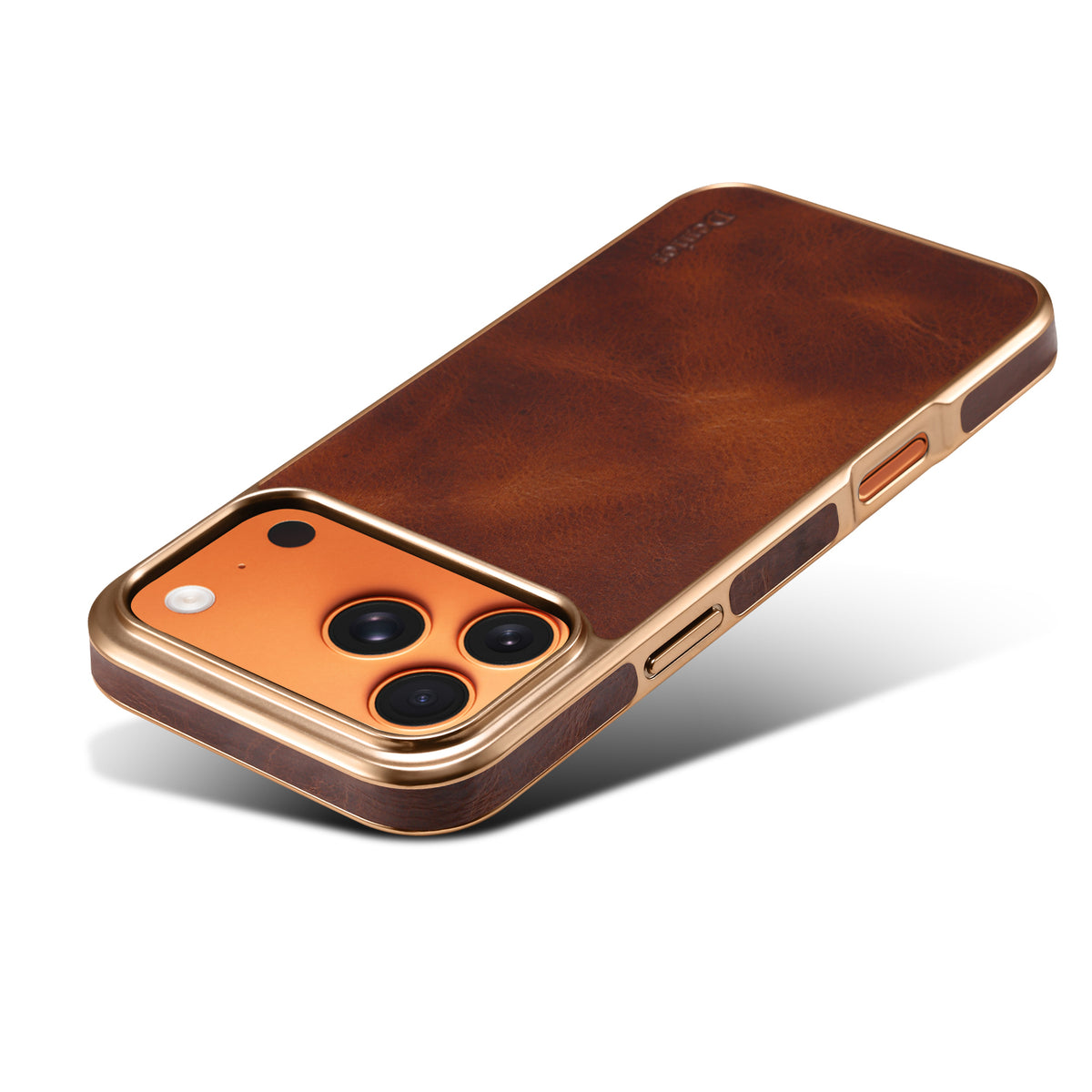 Oil Wax Genuine Cowhide Leather Phone Case | A01