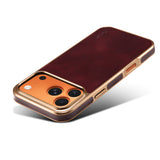 Oil Wax Genuine Cowhide Leather Phone Case | A01