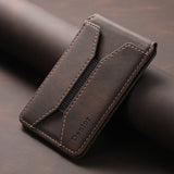 V11 Magnetic Card Holder with Elastic Band - PU Leather