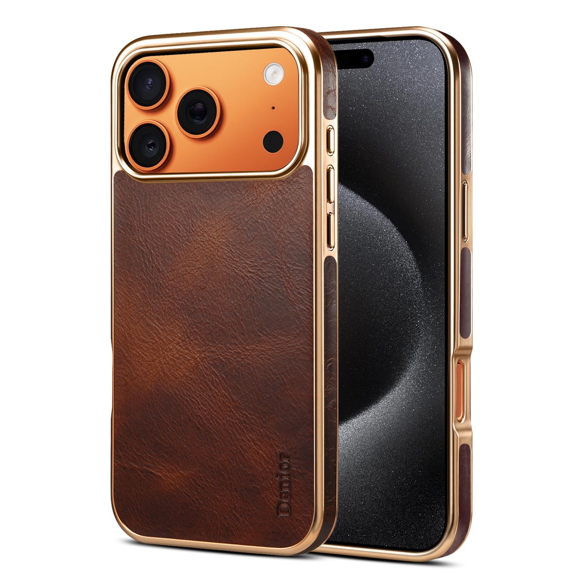 Oil Wax Genuine Cowhide Leather Phone Case | A01