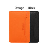 V23 Magnetic Card Holder - Textured PU Leather