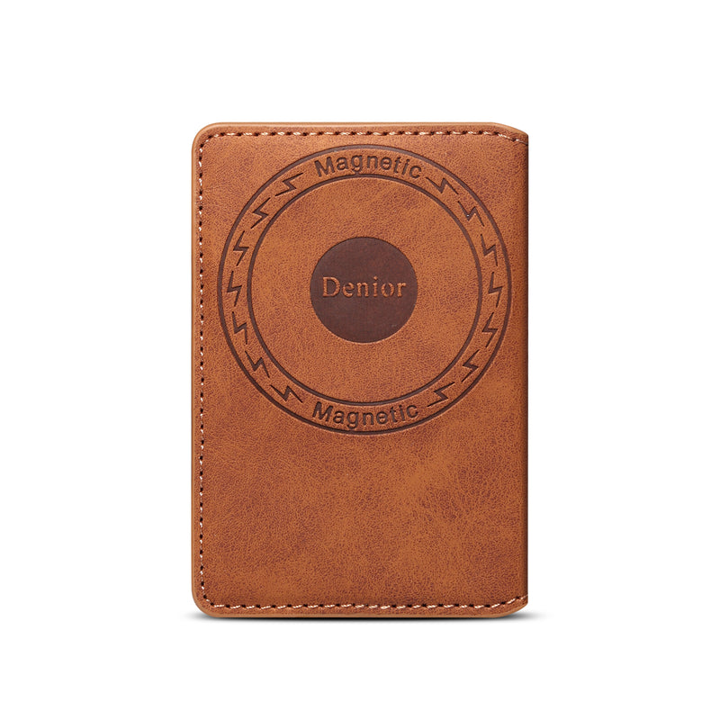 V08 Magnetic Card Holder - PU Leather