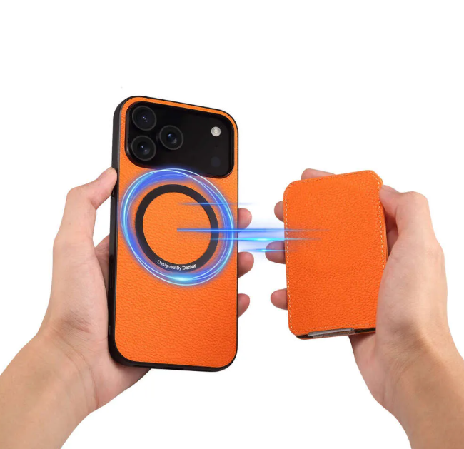 Lychee Pattern PU Leather Magnetic Ring Phone Case | A08+1
