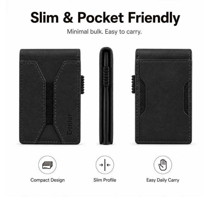 T1 Pop-Up Wallet with Bungee Cord - 13 Cards