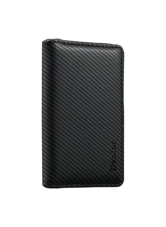 V13 Magnetic Card Holder - Carbon Fiber Texture