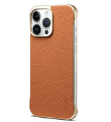 Litchi-Grain Genuine Leather Magnetic Half Cover Case | A20