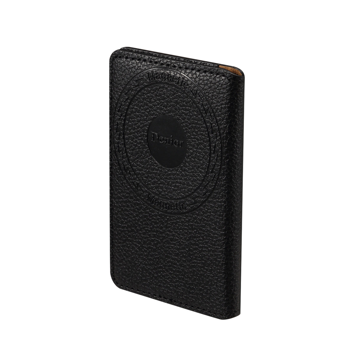 V23 Magnetic Card Holder - Textured PU Leather