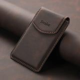 V12 Magnetic Card Holder with Flap - PU Leather