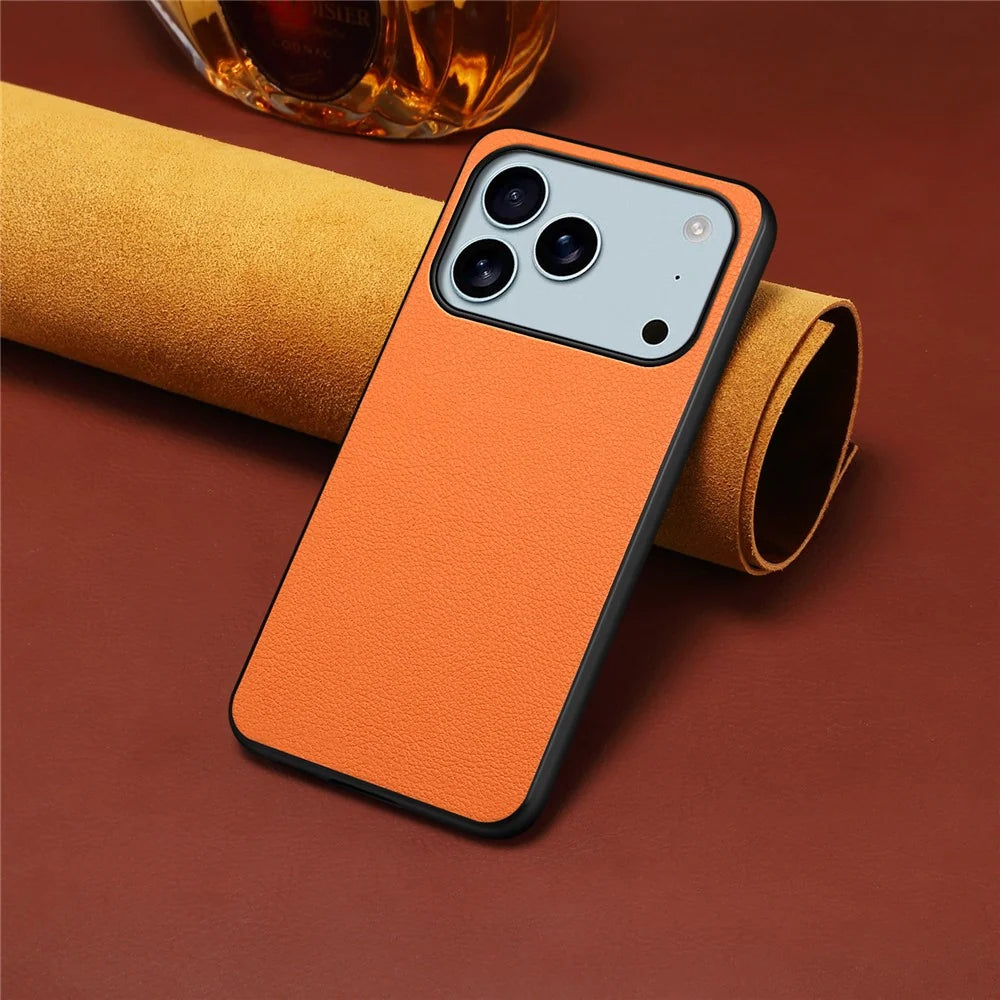Lychee Texture PU Leather Phone Case | A08