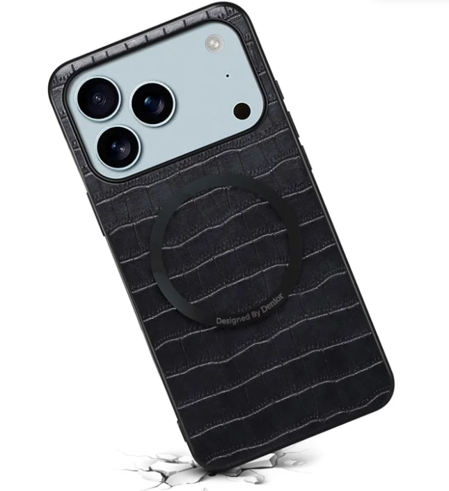 Crocodile PU Leather Magnetic Ring Phone Case | A09+1