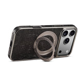 Vintage Tang Flower Cowhide Case with Rotatable Kickstand | A23+3