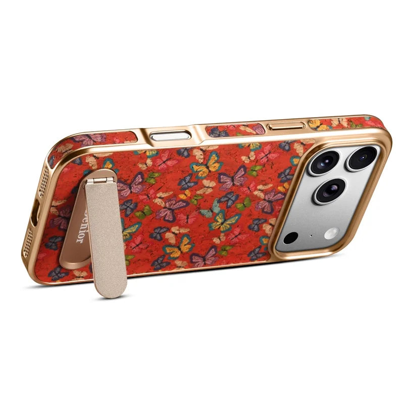 Electronic Frame Phone Case with Line Kickstand - A25+4