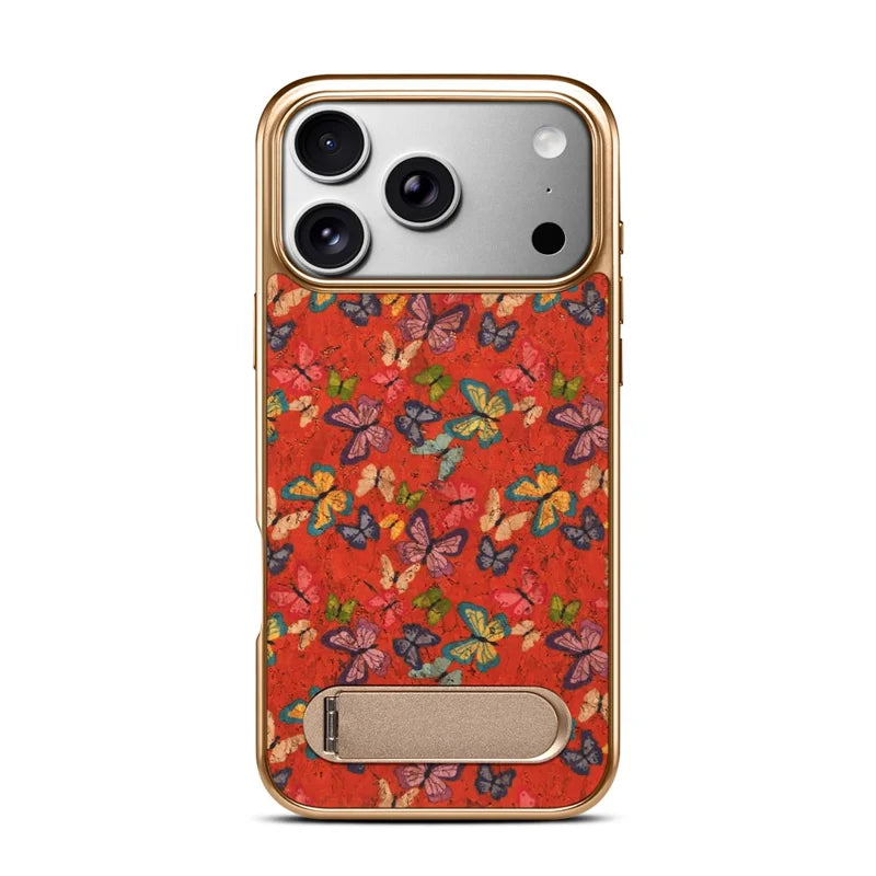 Electronic Frame Phone Case with Line Kickstand - A25+4