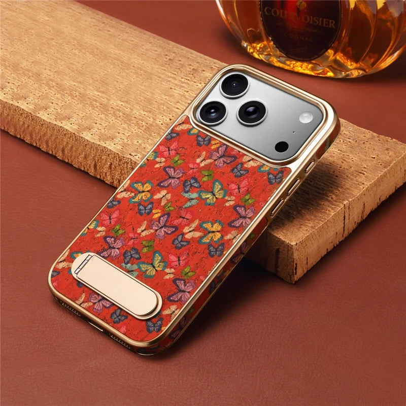 Electronic Frame Phone Case with Line Kickstand - A25+4