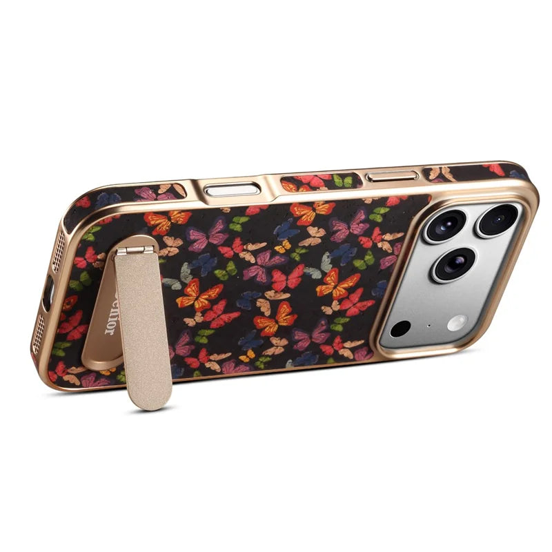 Electronic Frame Phone Case with Line Kickstand - A25+4