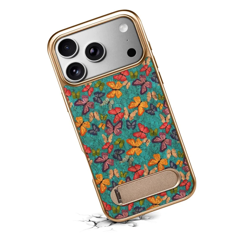 Electronic Frame Phone Case with Line Kickstand - A25+4