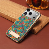Electronic Frame Phone Case with Line Kickstand - A25+4