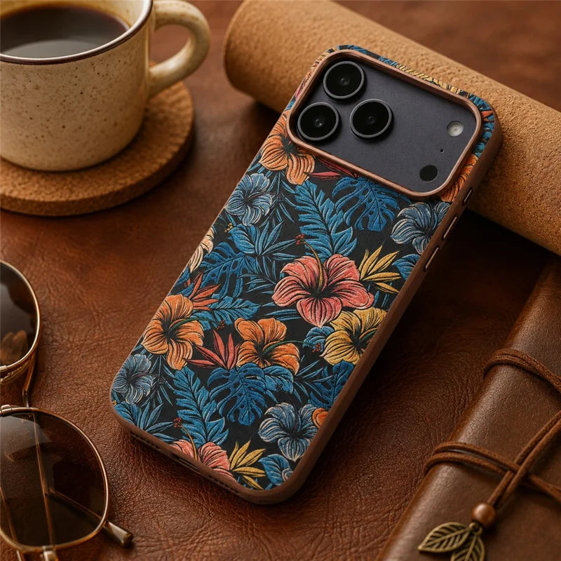 Cork Phone Case with Metal Lens & Bottom - A29