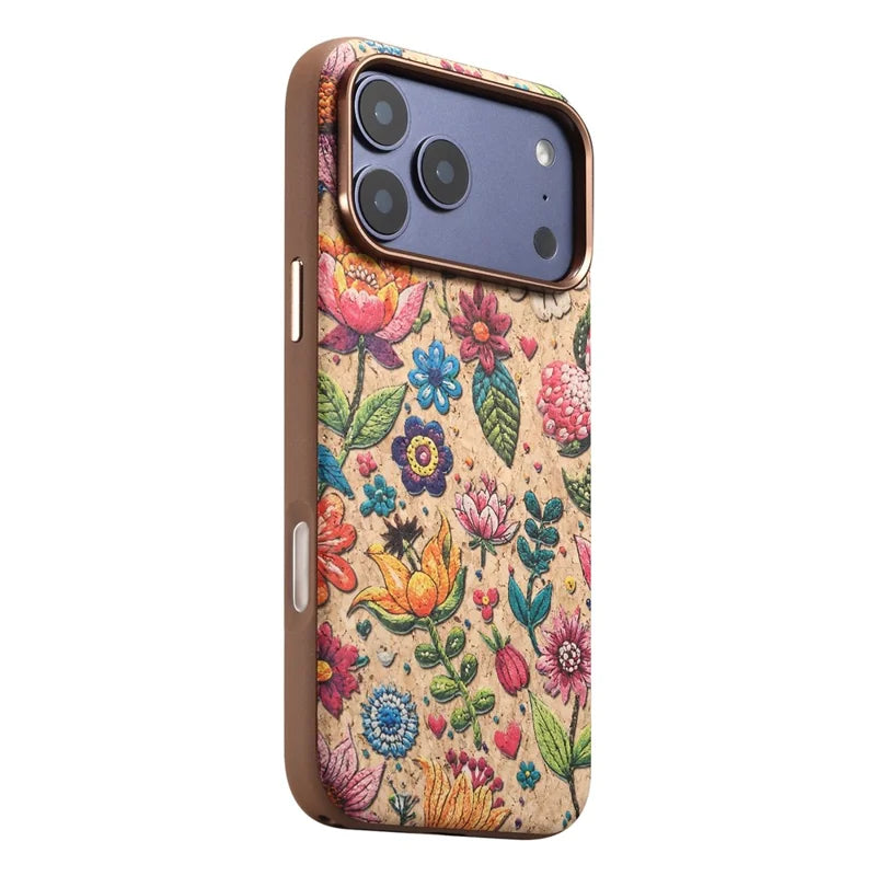 Cork Phone Case with Metal Lens & Bottom - A29