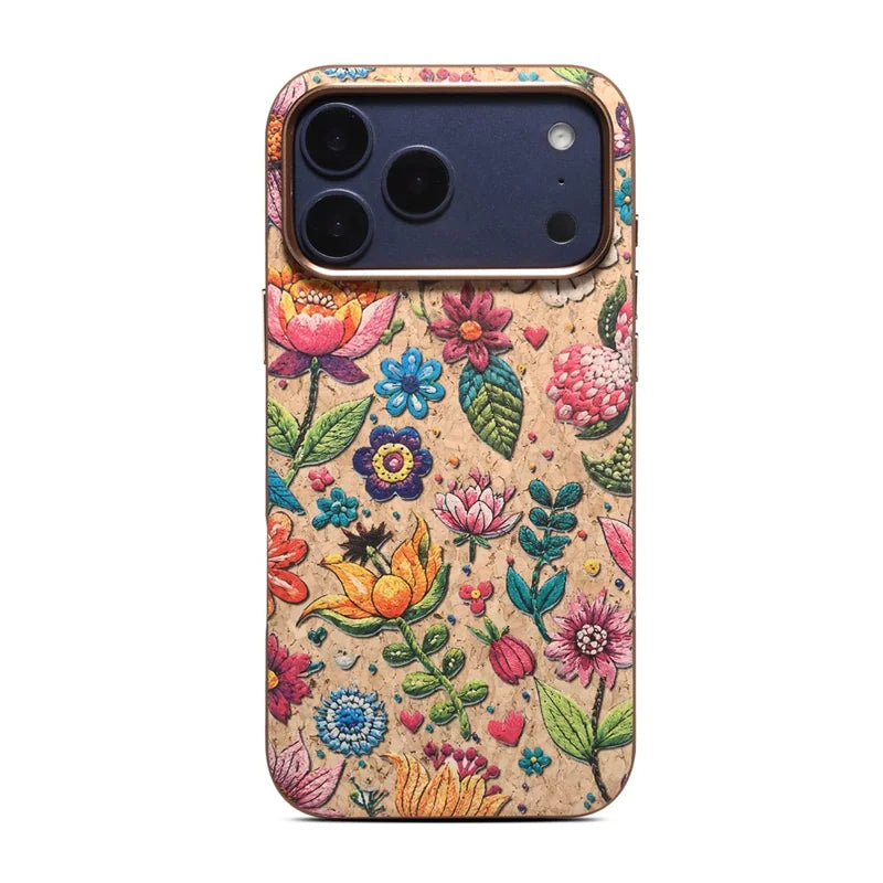 Cork Phone Case with Metal Lens & Bottom - A29