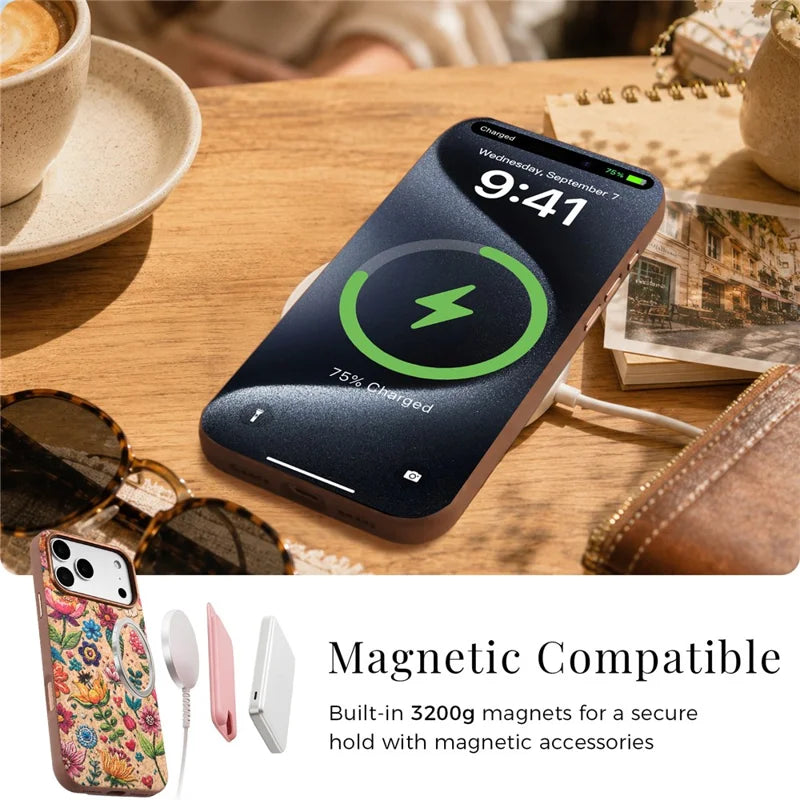 Cork Phone Case with Metal Lens & Bottom - A29