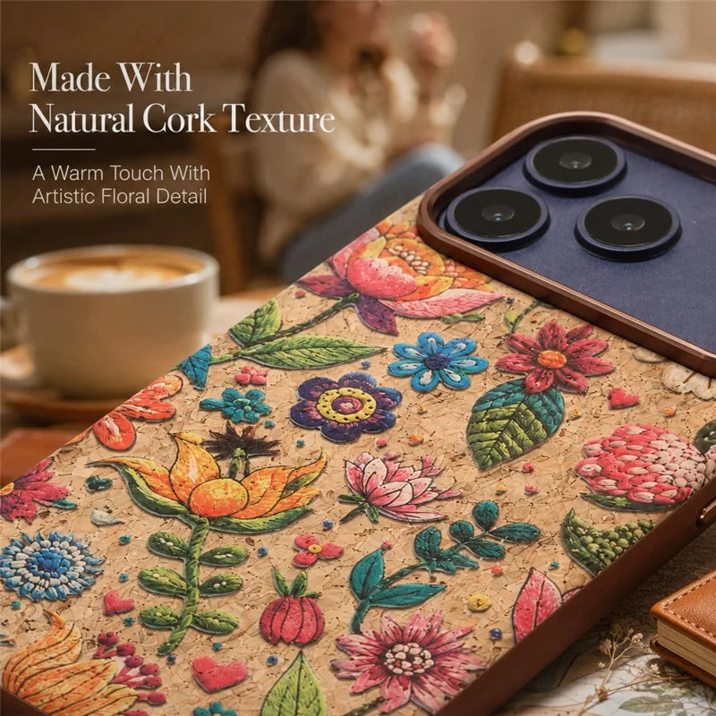 Cork Phone Case with Metal Lens & Bottom - A29