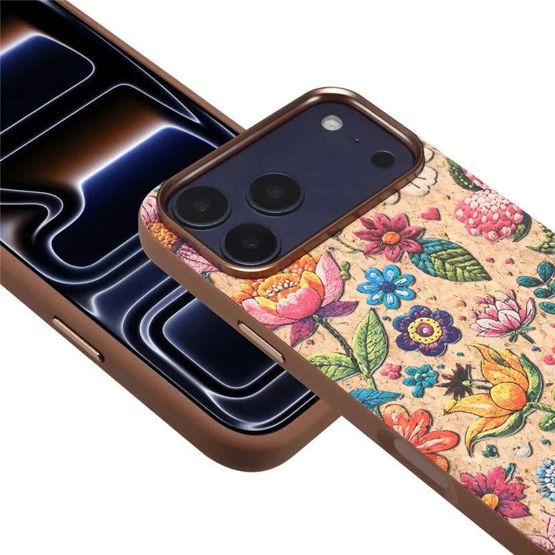 Cork Phone Case with Metal Lens & Bottom - A29