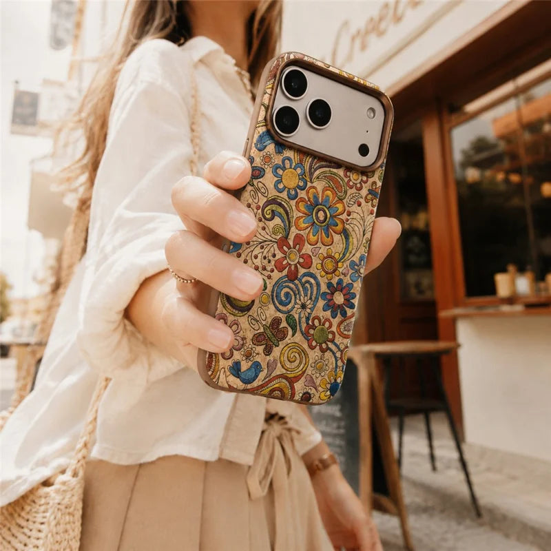 Cork Phone Case with Metal Lens & Bottom - A29