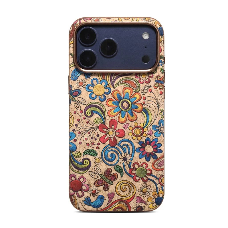 Cork Phone Case with Metal Lens & Bottom - A29