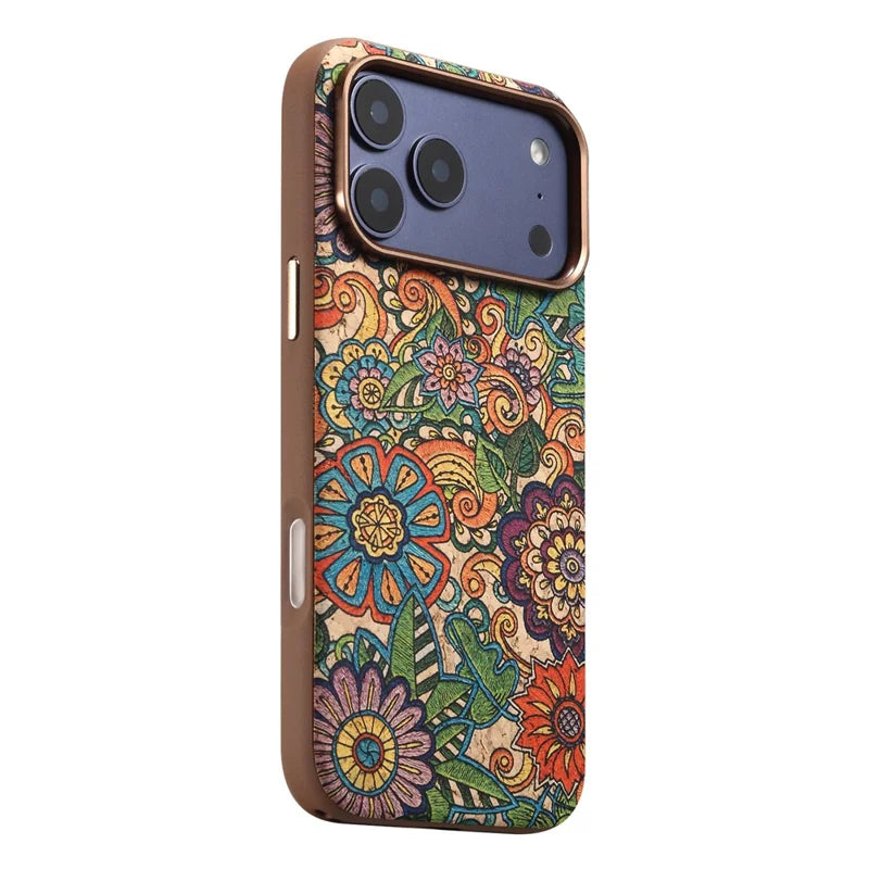 Cork Phone Case with Metal Lens & Bottom - A29