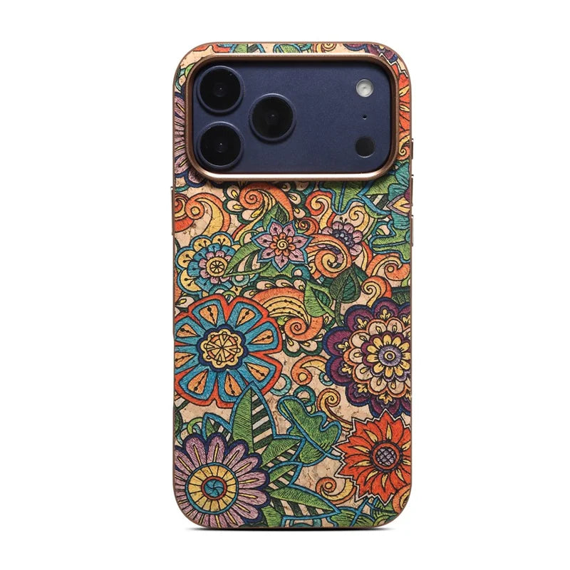 Cork Phone Case with Metal Lens & Bottom - A29