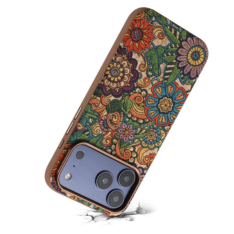 Cork Phone Case with Metal Lens & Bottom - A29