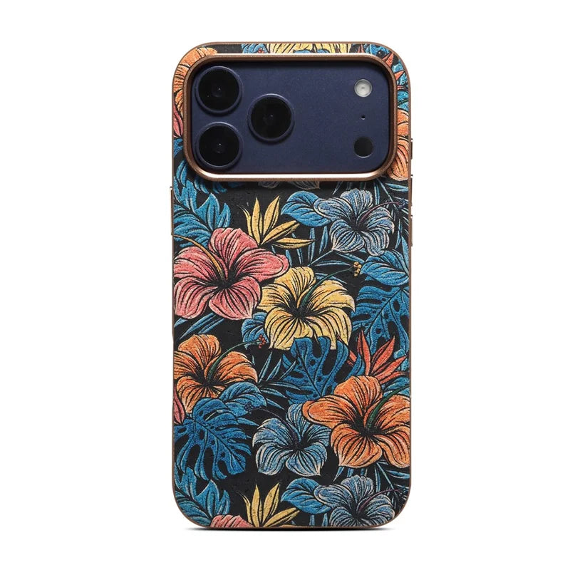 Cork Phone Case with Metal Lens & Bottom - A29