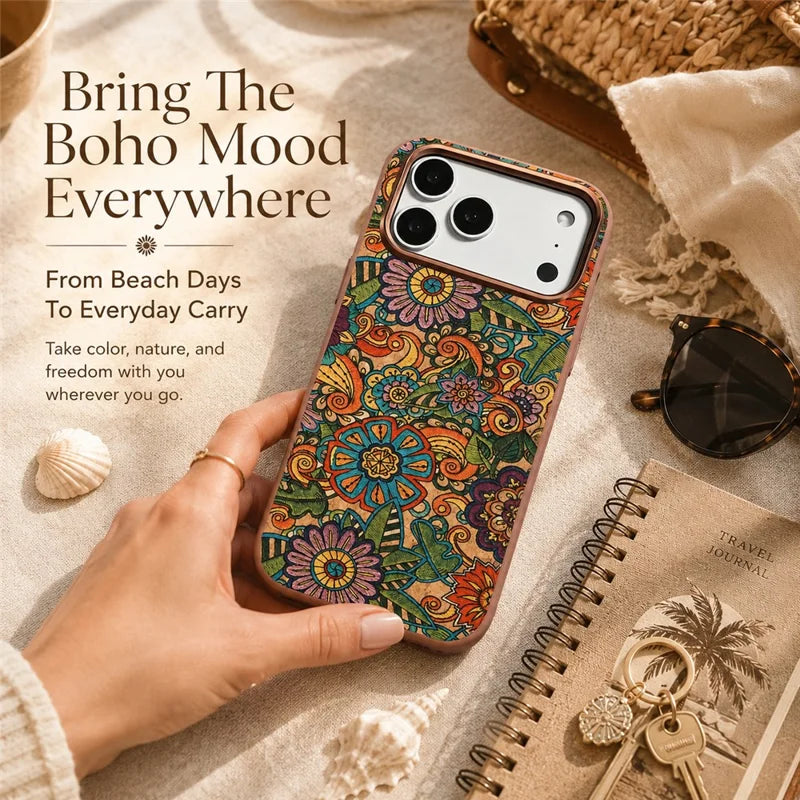 Cork Phone Case with Metal Lens & Bottom - A29