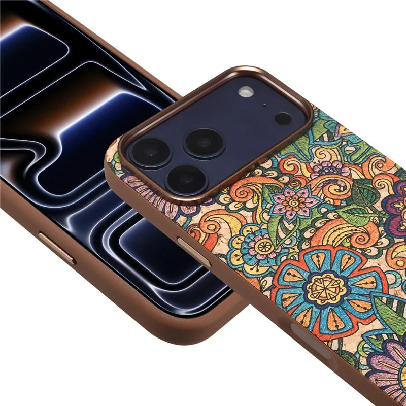Cork Phone Case with Metal Lens & Bottom - A29