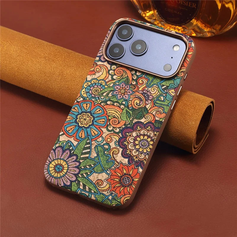 Cork Phone Case with Metal Lens & Bottom - A29