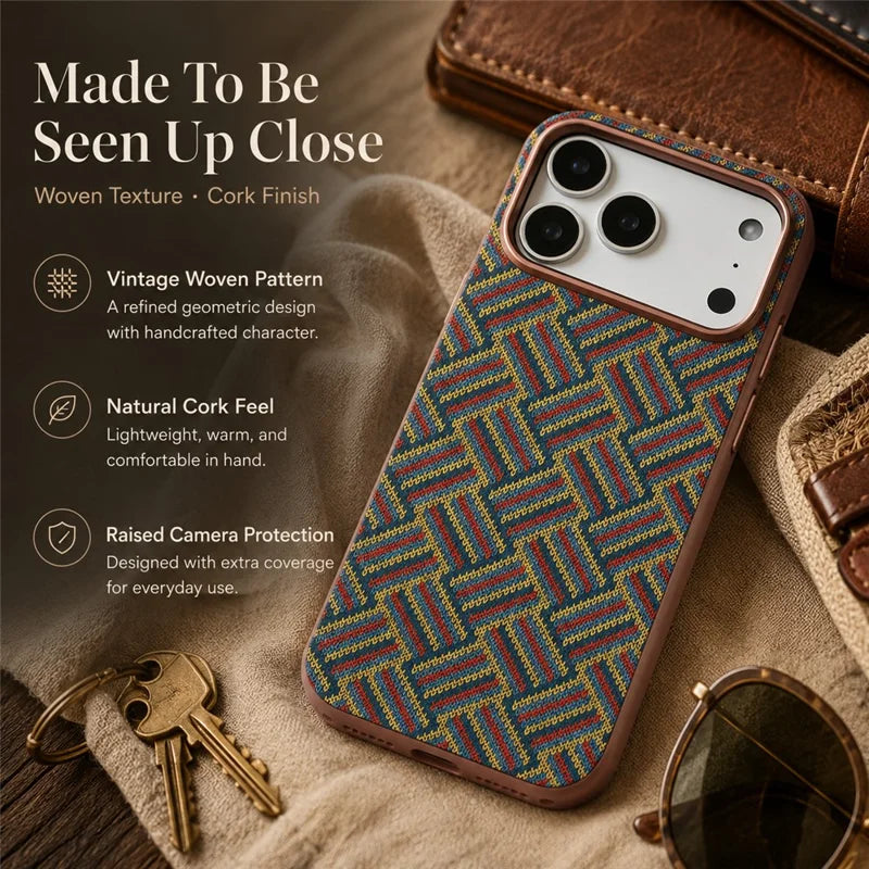 Cork Phone Case with Metal Lens & Bottom - A29