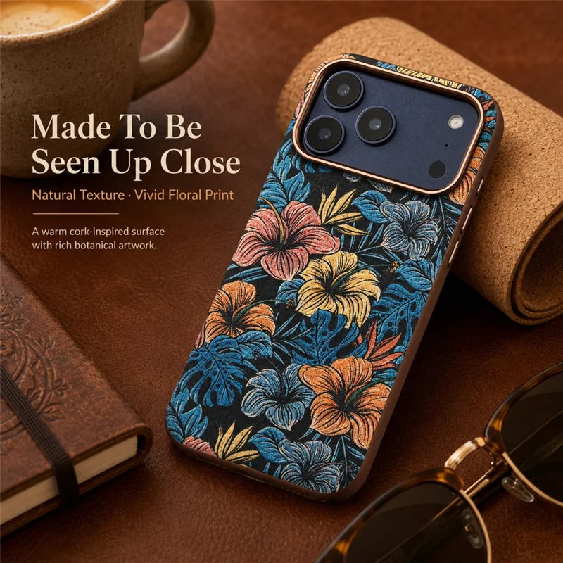 Cork Phone Case with Metal Lens & Bottom - A29