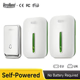 VeryHome Wireless Doorbell Smart Door Bell Home Waterproof Cordless Ring Dong Chime House Call 220V timbre casa calling button