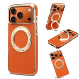 Top-Grain Cowhide Leather Case with Rotatable Kickstand | A23+1