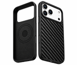 Woven Twill Cowhide Leather Magnetic Case | A26