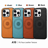 PU Faux Leather Magnetic Phone Case | A10