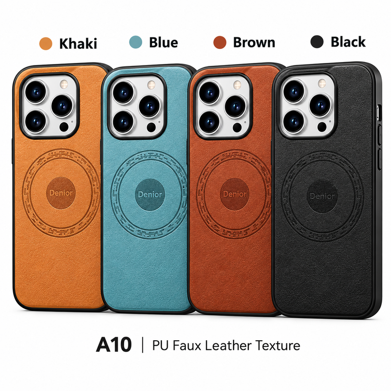 PU Faux Leather Magnetic Phone Case | A10