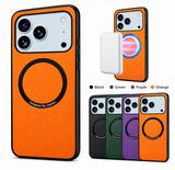 Lychee Pattern PU Leather Magnetic Ring Phone Case | A08+1