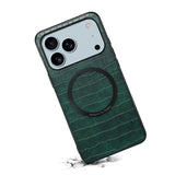 Crocodile PU Leather Magnetic Ring Phone Case | A09+1
